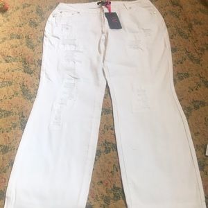 Midnight Velvet distressed skinny leg jeans, sz 12